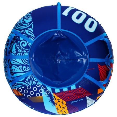 Winter Star Tubing Wheel "Abstraction", case diameter 120 cm-5