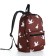 School backpack from lightning textiles, external pocket, brown color