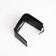 Male purse for magnet, department for bills, for maps, for coins, black color