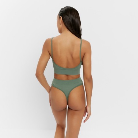 Female set (top, panties) color green, size 42-44-2
