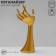 Stand for jewelry "Hand" 9.5 × 7 × 24, color gold