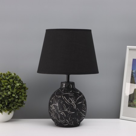 LUEZE table "Louise" 1x40W E27 Black 25x25x38, 5cm