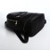 Women's backpack made of artificial leather with lightning, 1 pocket, black color
