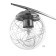 Sunny chandelier 3he27 40W silver 60x60x28 cm Bayerlux