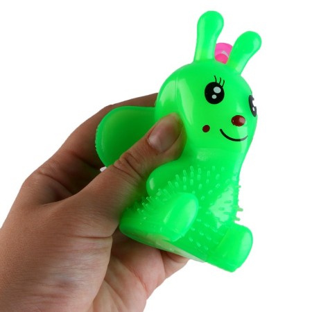 Hedgehog "Butterfly" light with a squeak, color mix-5
