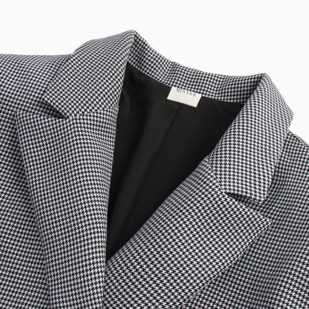 Women's jacket Minaku: classic black and white color, rr 42-44-10