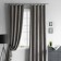 Set of curtains "Tina", size 2x200x270 cm, color gray color