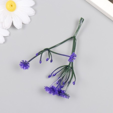 Artificial plant for creativity "chicory" set of 8 pcs violet 10 cm-3