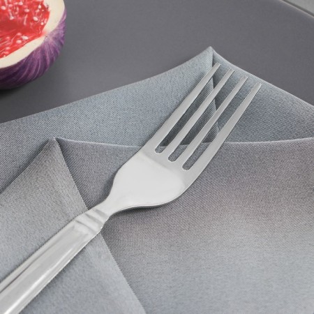 Torlet of the dining room "Wart", length 18.4 cm, thickness 1.2 mm, silver color-1