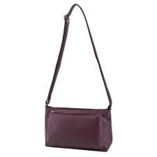 Female bag, artificial leather, purple 30x8x20 cm