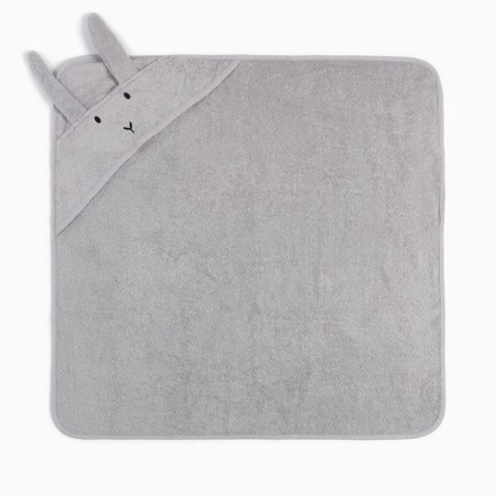 Set of crumb I (towel-angle, mitten, bib), gray, 100% HL, 360 gr/m2-6