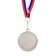 Prize medal 002, D = 5 cm. 2 place. Color: Silver. With a ribbon