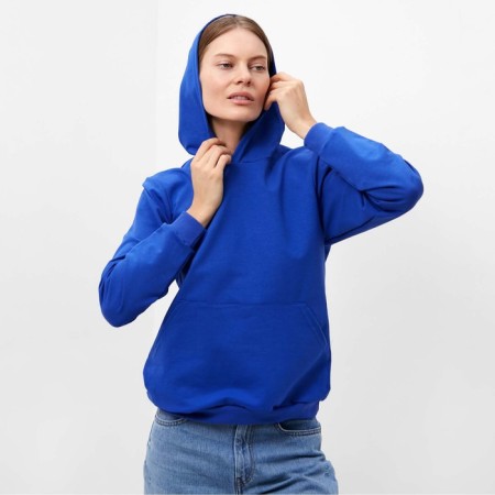Feminine sweatshirt, color bright blue, size 50-1