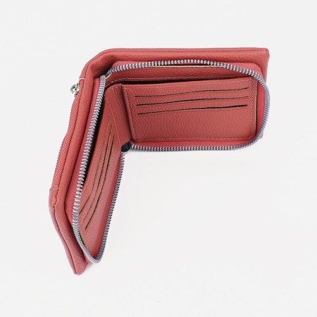 Women's wallet with lightning, pink color-3