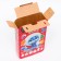 Gift box New Year's cornfield 12.7 x 4.5 x 21.5 cm