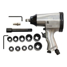Пневмогайковерт FUBAG PWS312, 1/2", удлин. 125 мм, 10 головок, кейс, 158 л/мин, 312н/м