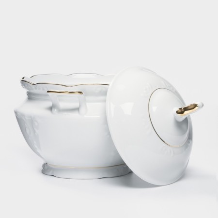 Vase for soup 3000 cm3 with a lid F.548 "Hope"-1