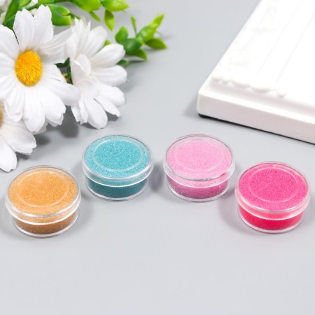 Microbier glass "Fleur" set 4 colors x10 g-2