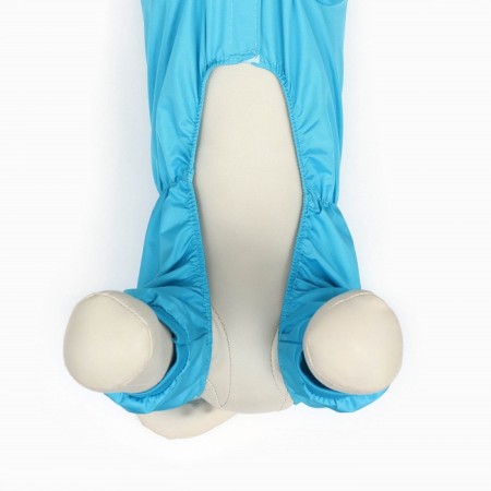 Overalls for animals, without lining, size XS, blue-6