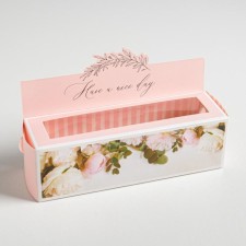 Box for Makarun confectionery, packaging 
