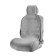 Kit on the seat, natural wool, 145x55 cm, gray