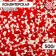 Confectionery Sugar Sugar "Hearts": red, white, 500 g