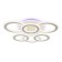 LED ceiling LED with Ambrella Light, Original, FA8805, LED, 139 W, 10425LUM, 3000-6400K, white color.