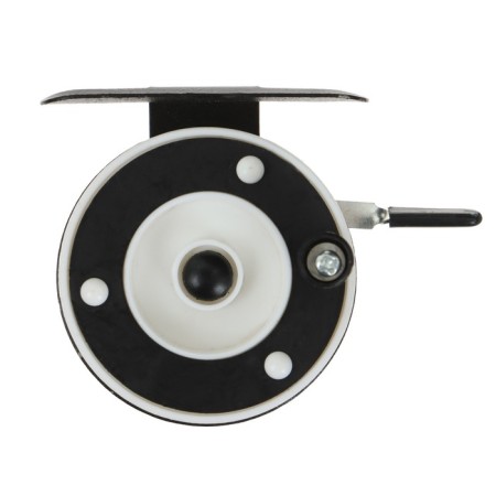 Inertial coil, metal plastic, diameter 5.7 cm, black white color, 601a-3
