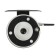 Inertial coil, metal plastic, diameter 5.7 cm, black white color, 601a