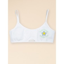 T -shirt for girls, height 128 cm, white color