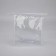 Cosmetic bag with lightning, white/transparent color