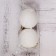 Set of balls plastic D-8 cm, 2 pcs "matte" white