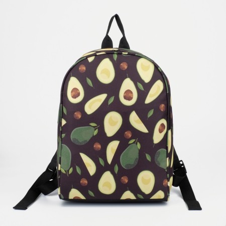 School backpack "Avocado", 27x14x38, lightning department, n/pocket, black color-2