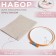 Cross -embroidery set: canvas without a beige pattern, 30 × 40 cm, hoop d = 16 cm, color mix