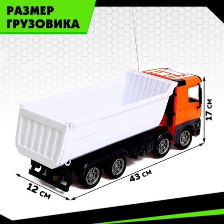 Radio -controlled “Self -Small” truck, works on batteries, lighting effects, scale 1:24, Mix color-1