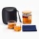 A set for the tea ceremony 4 items, for 2 persons, a cup, a kettle