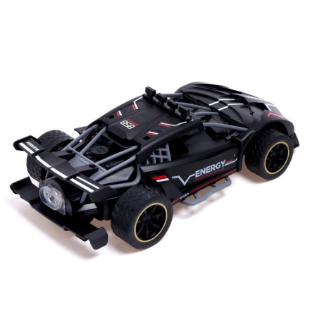 Runner radio control, smoke effect, 1:16, works from the battery, black color is black-2