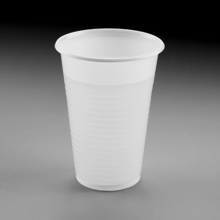 Set of glasses of disposable plastic white 200 ml 100 pieces-2