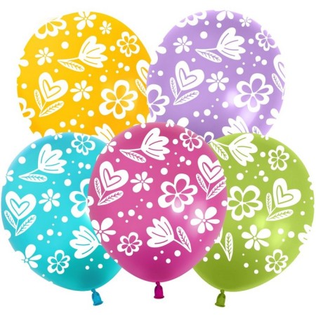 Shar Latex 12 “Flower”, Assorted, Pastel, 5 tbsp., Set 25 pcs., Mix