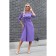 Female dress, size 44, purple color