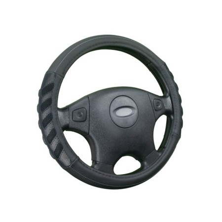 Carfashion Grid steering wheel, size m, black/black