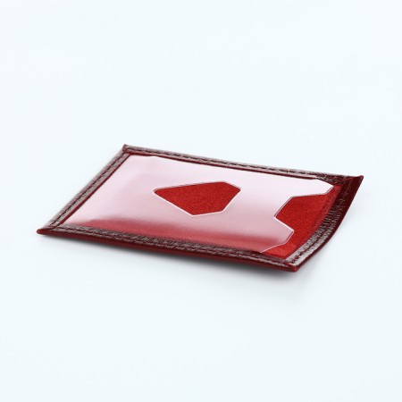Cardholder, Textura, Burgundy Color-4