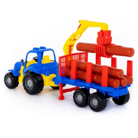 Tractor "Stropysh" with a semi-trailer-lezovoz, mix-2
