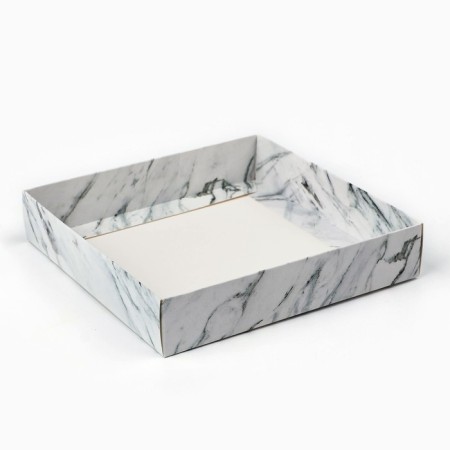 Box for confectionery "Marble", 15 x 15 x 20 cm-3