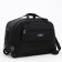 Road bag on wheels, a lightning department, with an increase, an outer pocket, black color