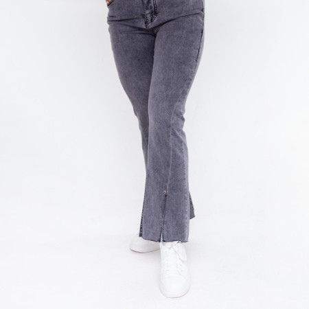 Women's jeans, gray color, size 30 (46)-1