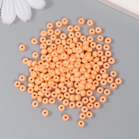 Glass beads 6/0 "pink shrimp" 15 g-1