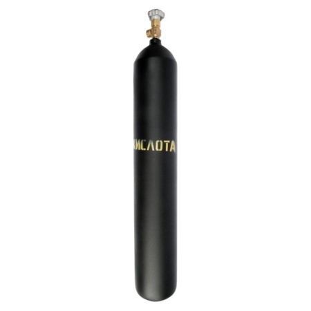 Carbon dioxide cylinder ZPG, 10 l, steel 45d, 150 kgf/cm2.14.7 MPa, GOST 949-73-1