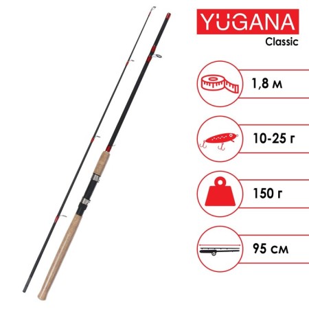 Yugana Classic spinning, length 1.8 m, test 10-25 g