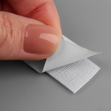 Velcro "hook", on an adhesive base, 20 mm × 25 ± 1 m, white color-6